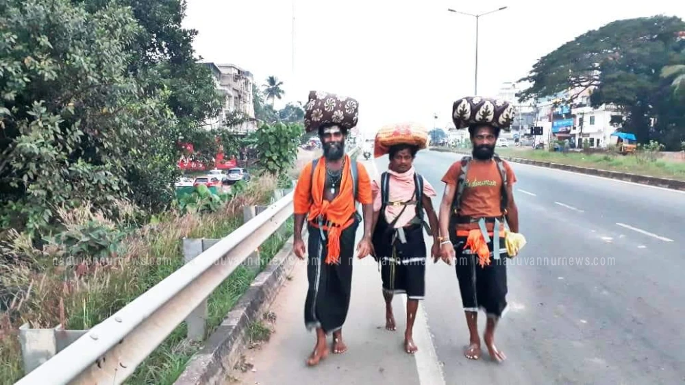 ബദരീനാഥിൽ നിന്നും ദർശനപുണ്യം തേടി കാൽനടയായി ശബരിമലയിലേക്ക്