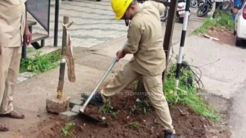 ഉള്ളിയേരിയിൽ റോഡരുകിലെ കുഴിയിൽ വീണ് യുവതിക്ക് പരിക്ക്