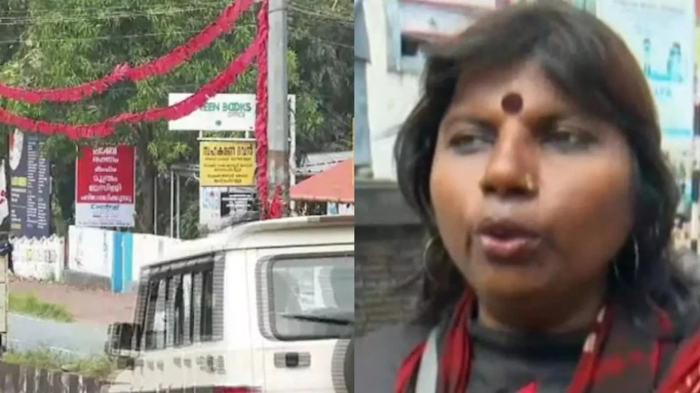 കൊടി തോരണത്തിന്റെ കയർ കഴുത്തിൽ കുരുങ്ങി അഭിഭാഷകയ്ക്ക് പരിക്ക്