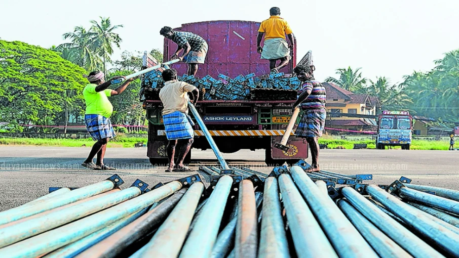 സംസ്ഥാന കലോത്സവത്തിന് വെസ്റ്റ്ഹിൽ മൈതാനിയിൽ കൂറ്റൻ പന്തൽ ഒരുങ്ങുന്നു