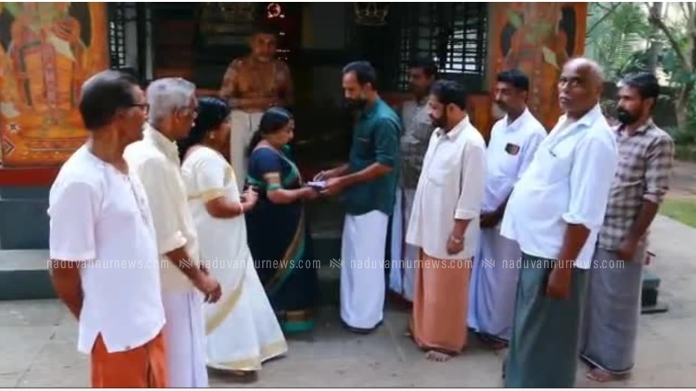 കൂനം വെള്ളി കാവ് ക്ഷേത്ര മഹോത്സവം ഫണ്ട് ശേഖരണം ആരംഭിച്ചു