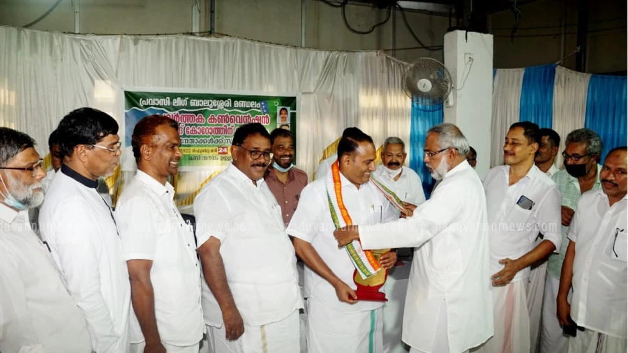 പ്രവാസി ലീഗ് സാജിദ് കോറോത്തിന് സ്വീകരണം നൽകി