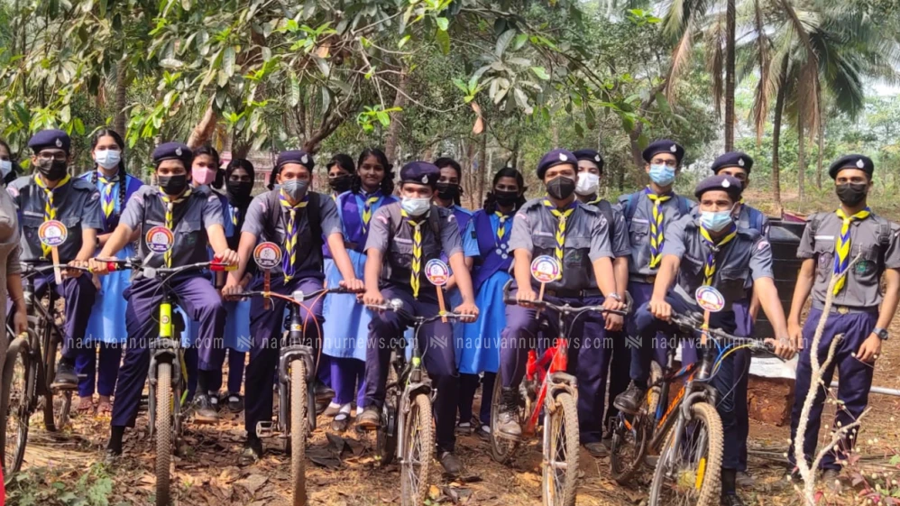 ലോക പരിചിന്തന ദിനത്തിൽ സൈക്കിൾ ഹൈക്കുമായി എൻ എച്ച് എസ് എസ് വാകയാട്