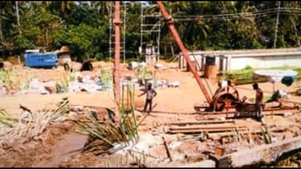 മൂരാട് പുതിയപാലത്തിൻ്റെ പ്രവൃത്തി പുരോഗമിക്കുന്നു