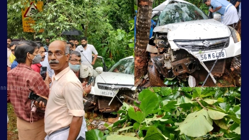 കരുവണ്ണൂരിൽ സ്വിഫ്റ്റ് കാർ നിയന്ത്രണം വിട്ട് മറിഞ്ഞു ,നാല് പേർക്ക് പരിക്ക്