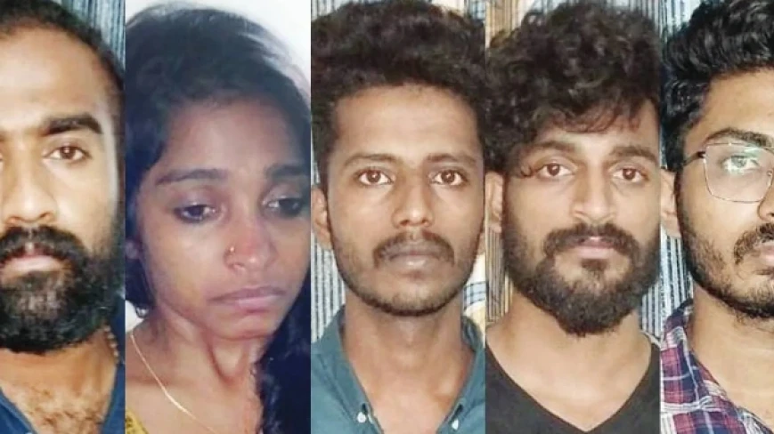  പന്തളത്ത് എം.ഡി.എം.എയുമായി യുവതിയുള്‍പ്പെടെ അഞ്ചുപേർ പിടിയിൽ