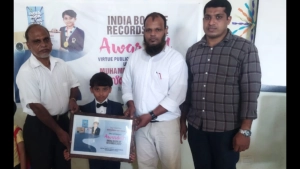 
                        ഇന്ത്യ ബുക്ക് ഓഫ് റെക്കോർഡ്സ് ജേതാവ് ഹാദിബയാന് സ്വീകരണം നൽകി