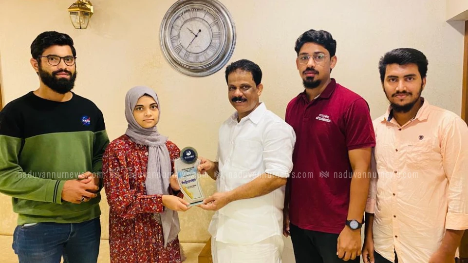 തുറയൂരിൽ എൻഎംഎംഎസ് ജേതാവിനെ ആദരിച്ചു  