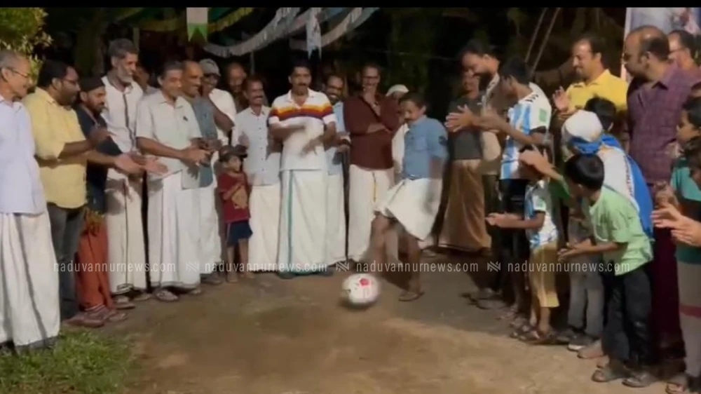 മന്ദങ്കാവിൽ വേൾഡ് കപ്പ് പവലിയൻ ഒരുങ്ങി