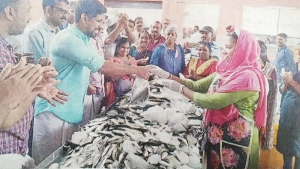 
                        പേരാമ്പ്ര മത്സ്യ മാർക്കറ്റിൽ ഇനി പെണ്ണുങ്ങളും കച്ചവടം നടത്തും