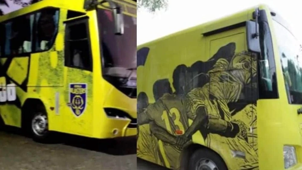 മഞ്ഞപ്പടയുടെ പടക്കപ്പലിനെതിരെ നടപടിയുമായി എം.വി.ഡി