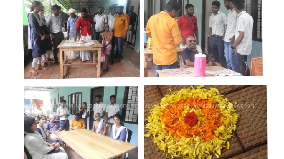 വയോജന മന്ദിരത്തിൽ ഓണസദ്യ ഒരുക്കി എൻഎസ്എസ് വളണ്ടിയർമാർ