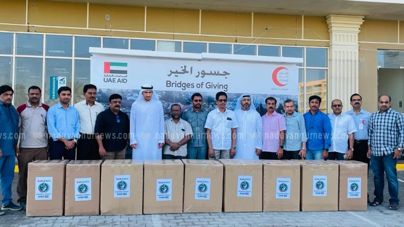 ദുരന്ത ഭൂമിയിലേക്ക് സ്വന്തനവുമായി കോഴിക്കോട് ജില്ലാ റാസൽ ഖൈമ കെ.എം.സി.സി