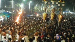 
                        ഭക്തിസാന്ദ്രമായി ശ്രീ കാഞ്ഞിലശ്ശേരി മഹാശിവക്ഷേത്രത്തിലെ ആലിൻകീഴ് മേളം