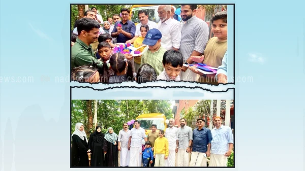 കടിയങ്ങാട് തണലിന് നൗഫൽ നരിക്കോളി സ്കൂൾ ബസ് കൈമാറി മാതൃകയായി 