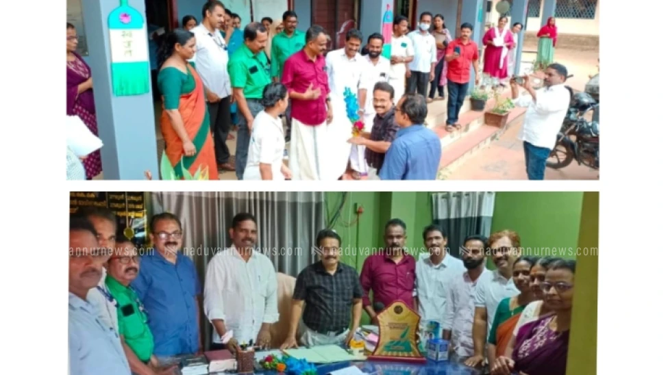 പുതിയ ഹെഡ്മാസ്റ്റർക്ക് സ്വാഗതമേകാൻ ആഹ്ലാദത്തുടിപ്പുമായി ജി.വി.എച്ച്.എസ്.എസ്. പയ്യോളി