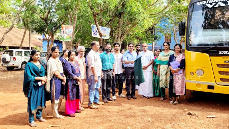 എൻ.സി.സി. ദശ ദിന ക്യാമ്പ്; കാഡറ്റുകളെ ഫ്ലാഗ് ഓഫ് ചെയ്ത് മേജർ സേതുമാധവൻ