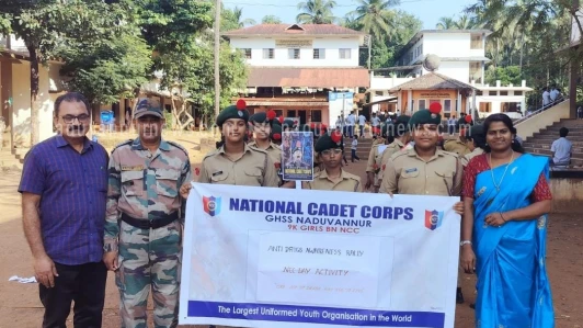 ജി.എച്ച്.എസ്.എസ്. നടുവണ്ണൂരിലെ എൻ.സി.സി. കേഡറ്റുകൾ എൻ.സി.സി. ദിനം ആചരിച്ചു
