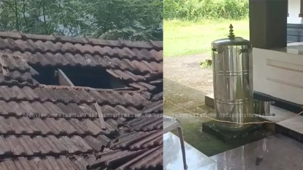 നാദാപുരത്ത് ക്ഷേത്രത്തിൽ മോഷണം:  ഭണ്ഡാരങ്ങള്‍ കുത്തിത്തുറന്ന് അരലക്ഷം രൂപയോളം മോഷ്ടിച്ചു