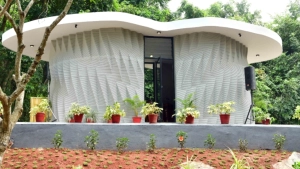 
                        കേരളത്തിൽ ആദ്യമായി ത്രീഡി പ്രിൻ്റിംഗിലൂടെ നിർമിച്ച കെട്ടിടം മന്ത്രി കെ രാജൻ ഉദ്ഘാടനം ചെയ്തു