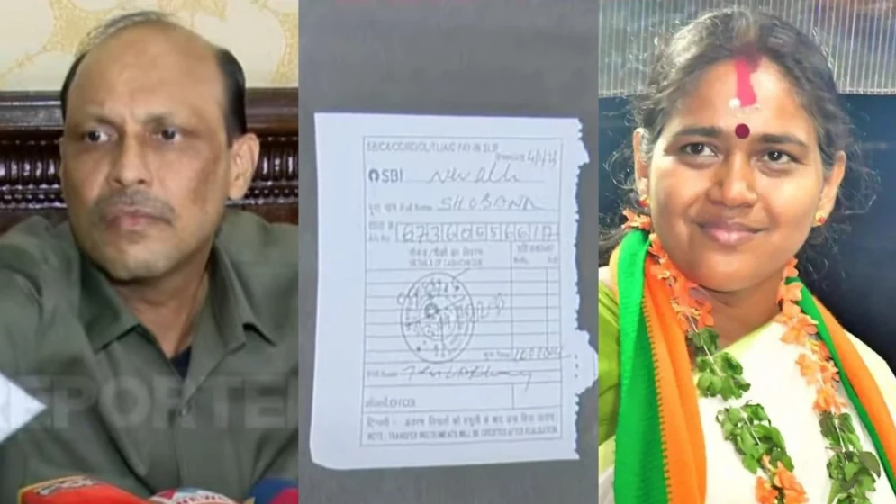 ശോഭാ സുരേന്ദ്രന്‍ പത്തുലക്ഷം വാങ്ങി; ബാങ്ക് രേഖ പുറത്ത് വിട്ട് നന്ദകുമാര്‍
