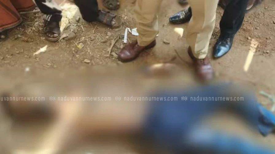 സംസ്ഥാന പാതയോരത്ത് സ്വകാര്യ ബസ് ഡ്രൈവറുടെ മൃതദേഹം 