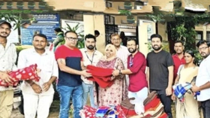 വിലങ്ങാട്‌ ദുരന്തബാധിതർക്ക്‌ സ്നേഹപ്പുതപ്പുമായി ഹരിയാന സ്വദേശികൾ