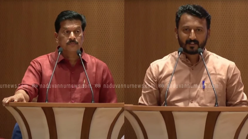  രാഹുലും പ്രദീപും എംഎല്‍എമാരായി ചുമതലയേറ്റു