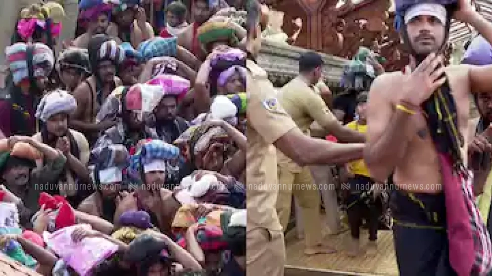 കനത്ത മഴയെ അവഗണിച്ചും ശബരിമലയിലേക്ക് തീര്‍ത്ഥാടക പ്രവാഹം