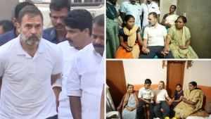 
                        രാഹുൽ ഗാന്ധി വയനാട്ടിൽ; വന്യജീവി ആക്രമണത്തിൽ കൊല്ലപ്പെട്ടവരുടെ വീട് സന്ദർശിച്ചു