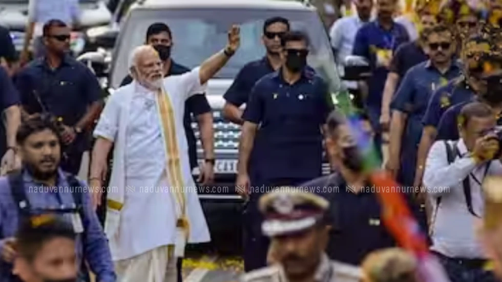 പ്രധാനമന്ത്രി ഇന്ന് കേരളത്തിൽ; ഒന്നര കി.മീ റോഡ് ഷോ നടത്തും