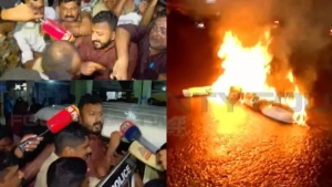 
                        രാഹുലിന്റെ അറസ്റ്റ്; കാസർഗോഡ് മുഖ്യമന്ത്രിയുടെ കോലം കത്തിച്ചു