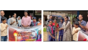 
                        എരമംഗലം എ.യു.പി. സ്കൂളിൽ ഒളിമ്പിക്സ് ദീപശിഖ പ്രയാണം നടത്തി