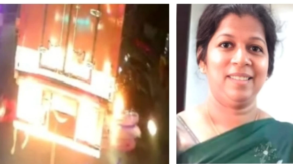 എലത്തൂരിൽ ലോറി ബൈക്കിലിടിച്ച്  ബൈക്ക് യാത്രക്കാരിയായ യുവതി മരിച്ചു