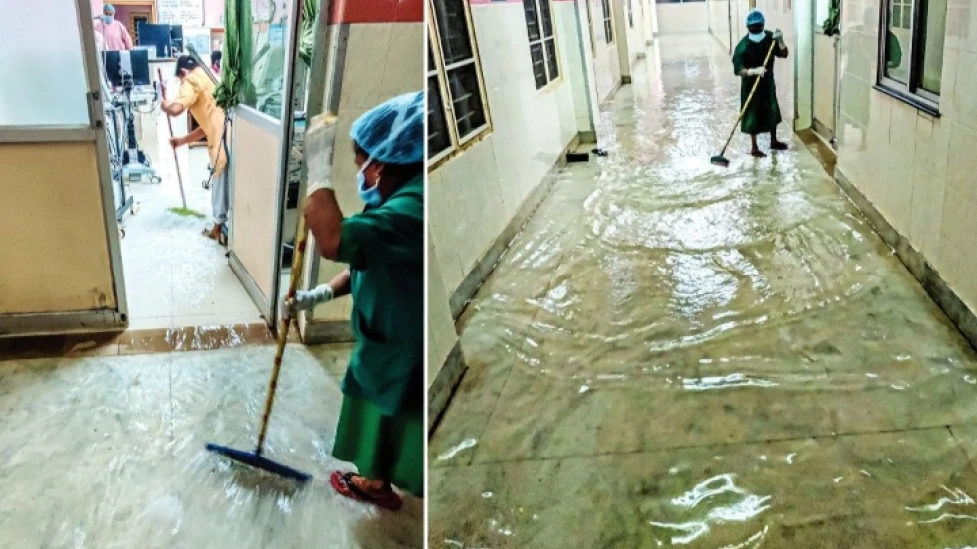 കനത്തമഴ; കോഴിക്കോട് മെഡിക്കൽ കോളേജ് ആശുപത്രിയിൽ വെള്ളം കയറി