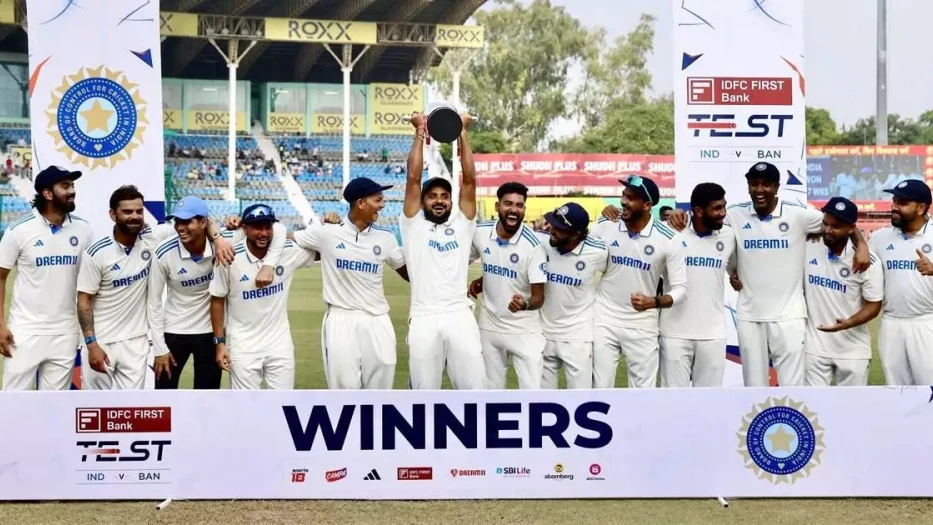 കാണ്‍പൂര്‍ ക്രിക്കറ്റ് ടെസ്റ്റില്‍ ബംഗ്ലാദേശിനെതിരെ ഇന്ത്യക്ക് 7 വിക്കറ്റ് ജയം