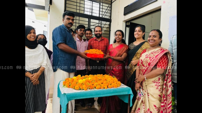 ജി.വി.എച്ച്.എസ്.എസ്. മേപ്പയൂരിൽ ചെണ്ടുമല്ലികൃഷി വിളവെടുപ്പ്