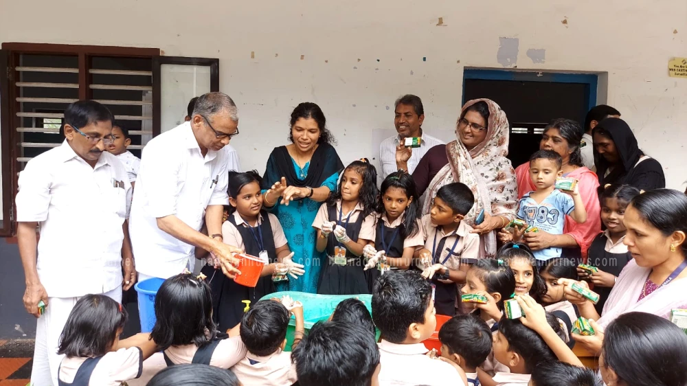 കാപ്പാട് ബ്ലോക്ക് ഡിവിഷനിൽ ആഗോള കൈ കഴുകൽ ദിനം ശ്രദ്ധേയമായി