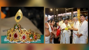 
                         ഗുരുവായൂരപ്പന് വഴിപാടായി പൊൻ കിരീടം