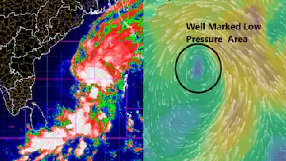 ബംഗാൾ ഉൾക്കടലിൽ ന്യൂനമർദ്ദം ശക്തി പ്രാപിച്ചു, ഇടിമിന്നലോടെ മഴ; താപനിലയും ഉയരും