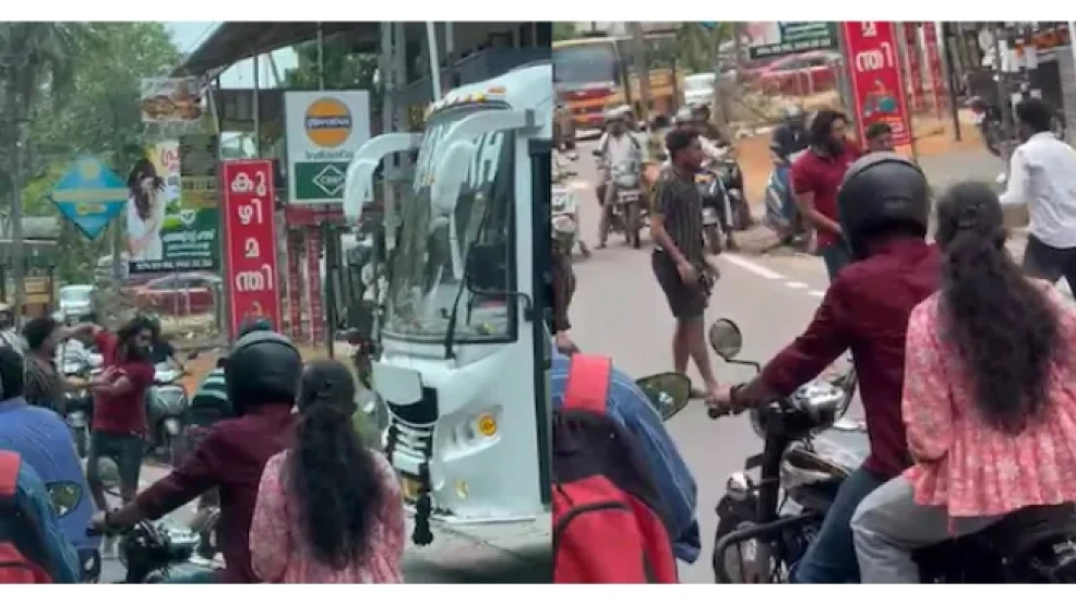  കൊടുവള്ളിയിൽ കല്യാണ സംഘം സഞ്ചരിച്ച ബസ്സിനു നേരെ ആക്രമണം