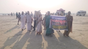 
                        പ്രായത്തിന്റെ അവശതകൾ മറന്ന് ലഹരിക്കെതിരെ തിക്കോടിയിൽ മുതിർന്ന പൗരന്മാരുടെ പദയാത്ര 