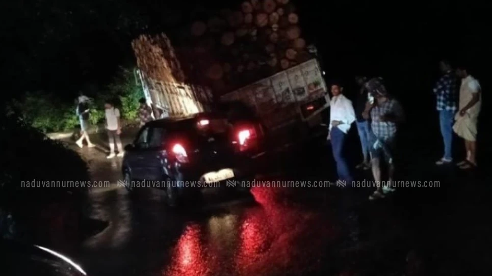 ചുരം ഏഴാം വളവിൽ ലോറി ആക്സിൽ പൊട്ടി കുടുങ്ങി; വൻ ഗതാഗത തടസ്സം