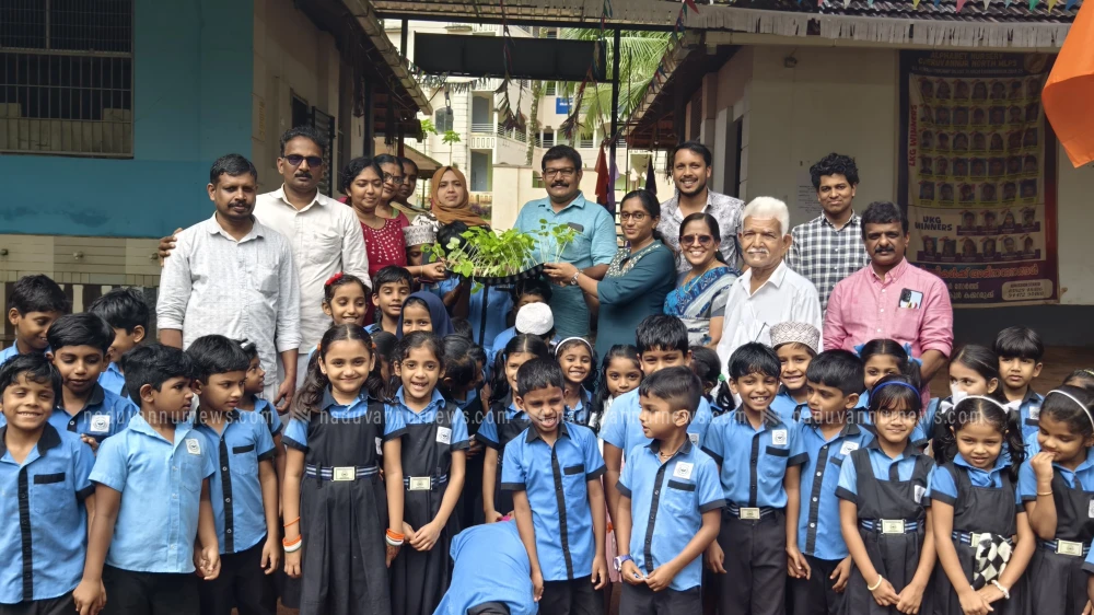  ചെറുവണ്ണൂർ നോർത്ത് എം ൽ പി  സ്ക്കൂളിൽ പച്ചക്കറി കൃഷി തോട്ടം  ഉദ്ഘാടനം ചെയ്തു