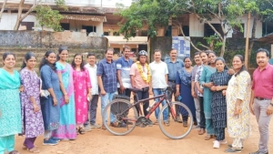 
                        അഭിലാഷ് പുത്തഞ്ചേരിയ്ക്ക് സ്വീകരണം നൽകി 