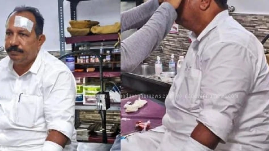  കൂടരഞ്ഞിയിൽ അജ്ഞാതർ  സ്ഥാനാർത്ഥിയെ അക്രമിച്ചു