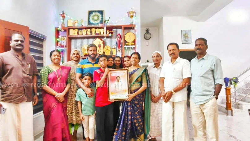  മേപ്പയൂരിലെ ജൂഡോ താരം ഷഹബാസ് അമാൻ നജീബിനെ അനുമോദിച്ചു