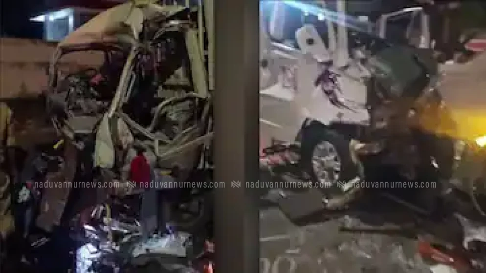 കൊട്ടാരക്കരയിൽ ആംബുലന്‍സും ലോറിയും കൂട്ടിയിടിച്ചു; രോഗിയും ഭാര്യയും മരിച്ചു