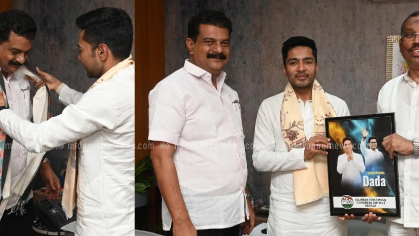 പി വി അൻവർ തൃണമൂൽ കോൺഗ്രസിൽ ചേർന്നു