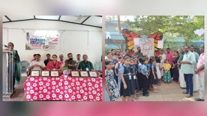 
                        എം.ടി.യുടെ ഓർമ്മയിൽ അക്ഷര വൃന്ദാവനം ഒരുക്കി വിദ്യാരംഗം കലാ സാഹിത്യ വേദി